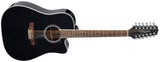 Takamine GD38CE-BLK Dreadnought Guitarras acústicas de 12 cuerdas, B