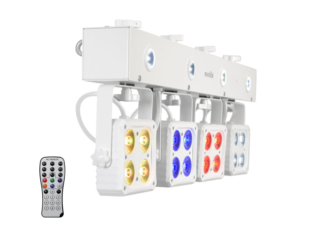 EUROLITE Conjunto LED KLS-180 wh + LED B-40 wh + USB QuickDMX + Easy Show