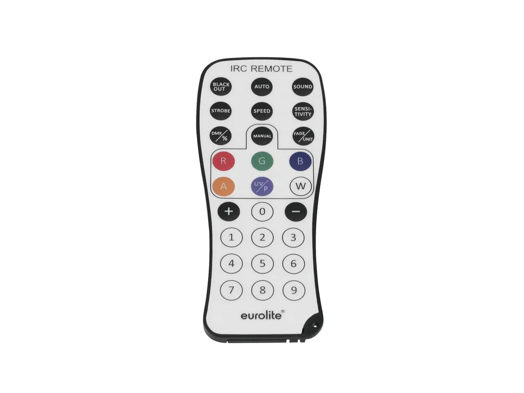EUROLITE Set LED KLS-180 blanco + soportes de altavoz BS-2 EU en blanco