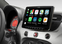 Apple Carplay, Android Auto en Fiat 500 Beige Interior (2007-2015)
