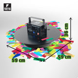 Firefog cañón de confeti eléctrico de 200 W con DMX y mando a distancia