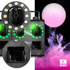 Firefog BUBBLE FOGGER 2000 máquina de niebla y burbujas con LED y DMX