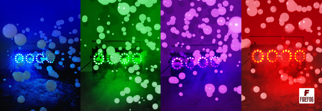Firefog BUBBLE FOGGER 2000 máquina de niebla y burbujas con LED y DMX