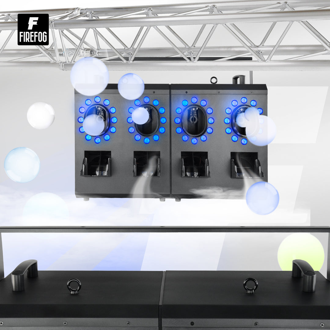 Firefog BUBBLE FOGGER 2000 máquina de niebla y burbujas con LED y DMX