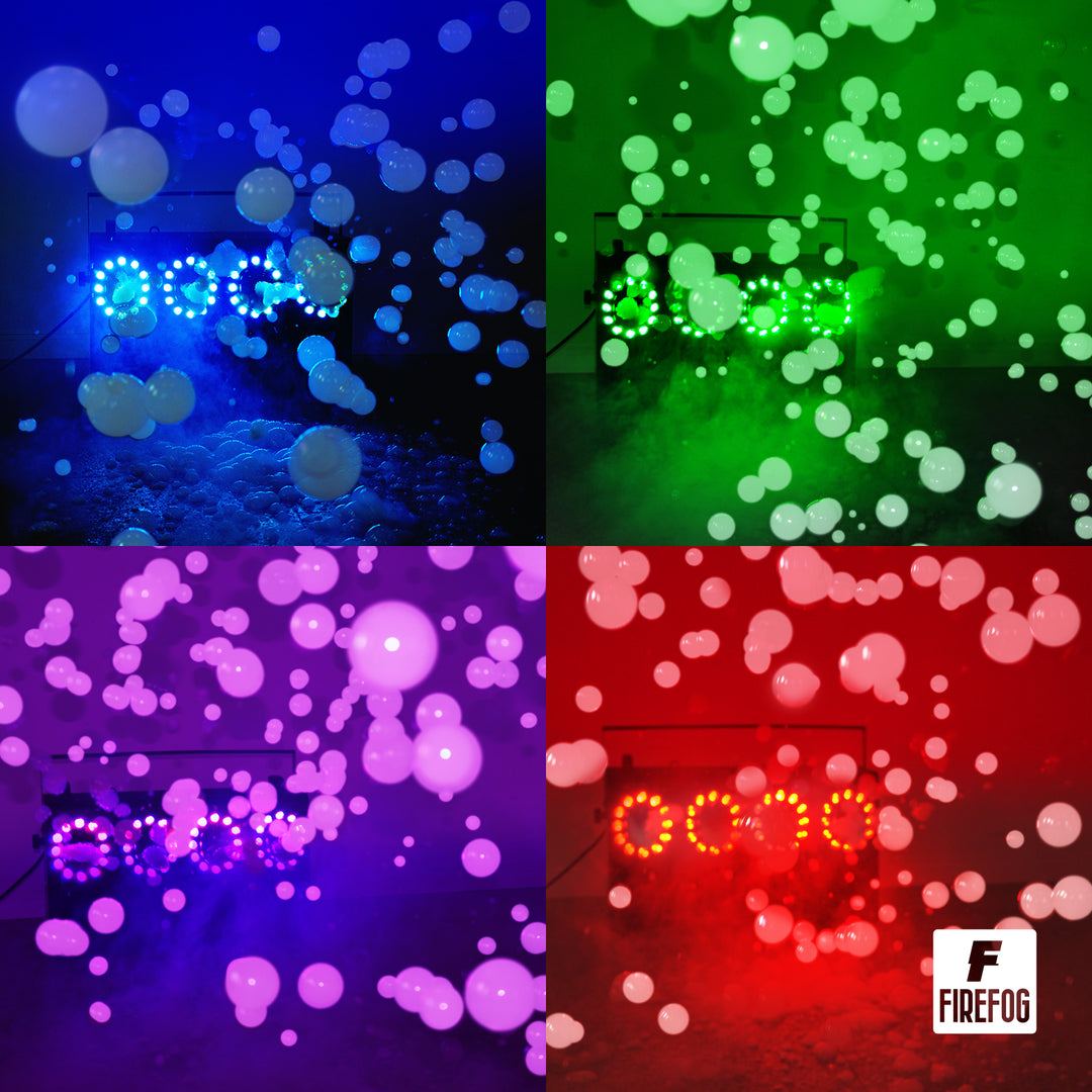 Firefog BUBBLE FOGGER 2000 máquina de niebla y burbujas con LED y DMX