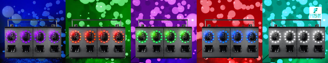Firefog BUBBLE FOGGER 2000 máquina de niebla y burbujas con LED y DMX
