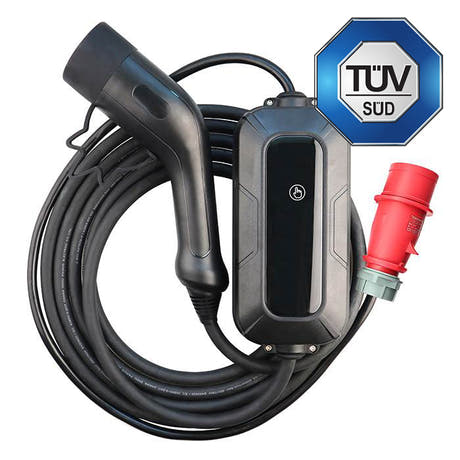 Cargador portátil para vehículo eléctrico Avant 22kW/32A con enchufe CEE