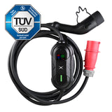 Cargador portátil Avant para vehículo eléctrico de 11kW/16A, con conector CEE de 7M