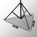 Hardman LS1 soporte de iluminación con barra transversal, de 1,6 a 2,8 m, 45 kg