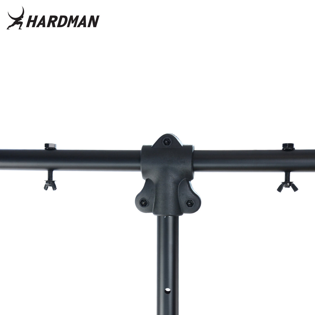 Hardman HLS2 soporte de iluminación con T-bar, 2,5 m, 70 kg, negro