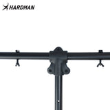 Hardman HLS2 soporte de iluminación con T-bar, 2,5 m, 70 kg, negro