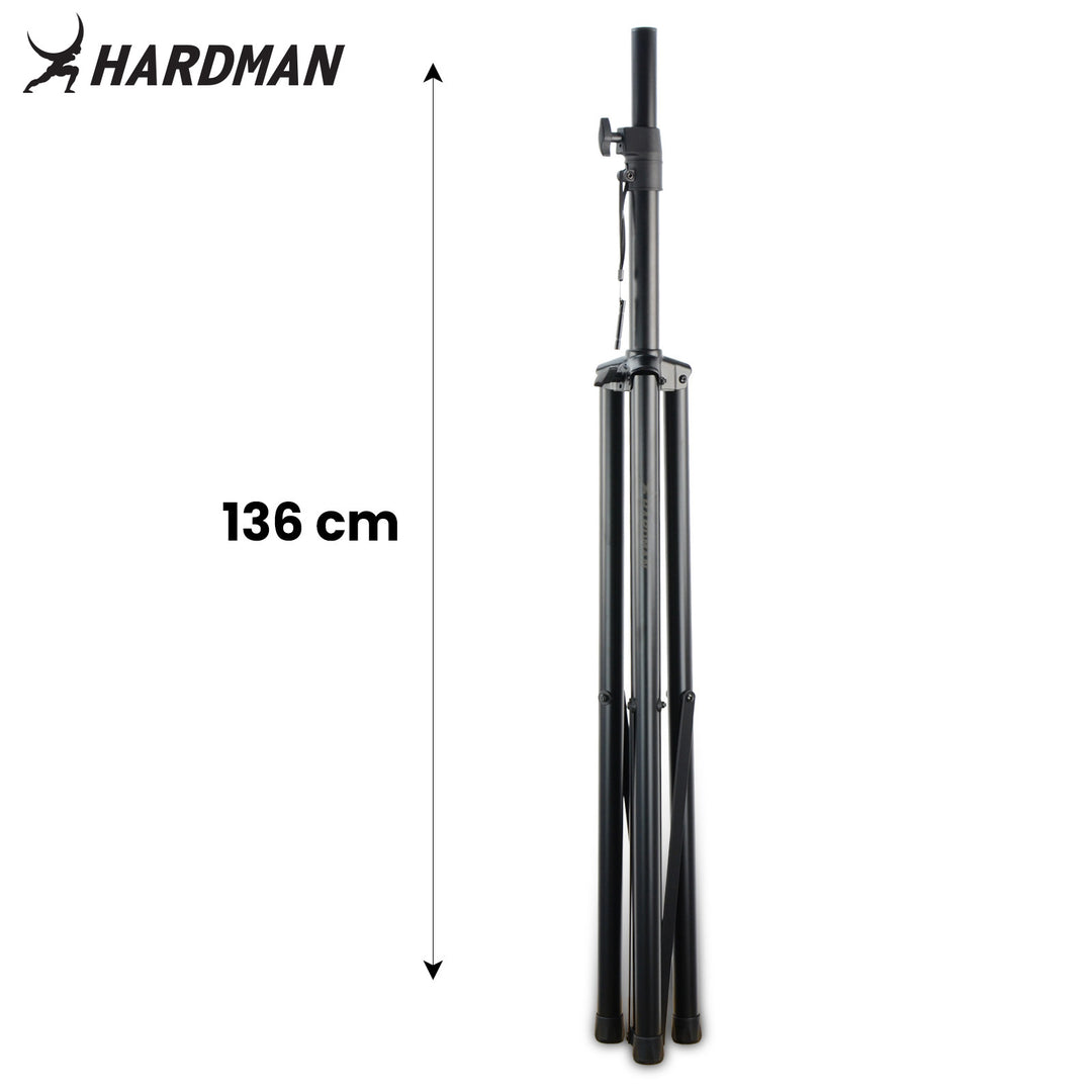 Hardman HLS2 soporte de iluminación con T-bar, 2,5 m, 70 kg, negro