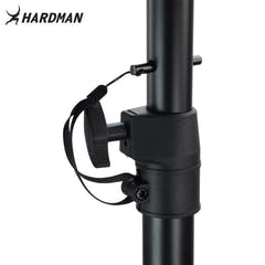 Hardman HLS2 soporte de iluminación con T-bar, 2,5 m, 70 kg, negro