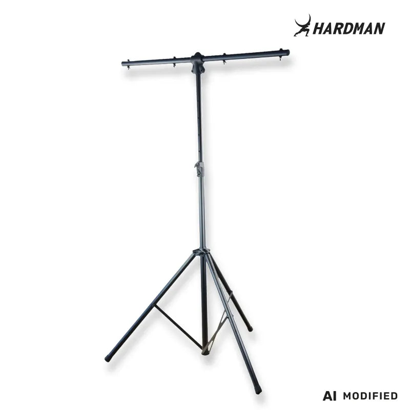 Soporte de iluminación Hardman HLS3 con barra en T y pasador automático, 2,5 m
