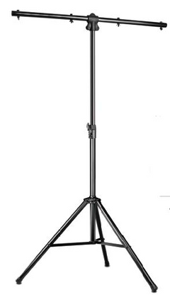 Soporte de iluminación Hardman HLS3 con barra en T y pasador automático, 2,5 m