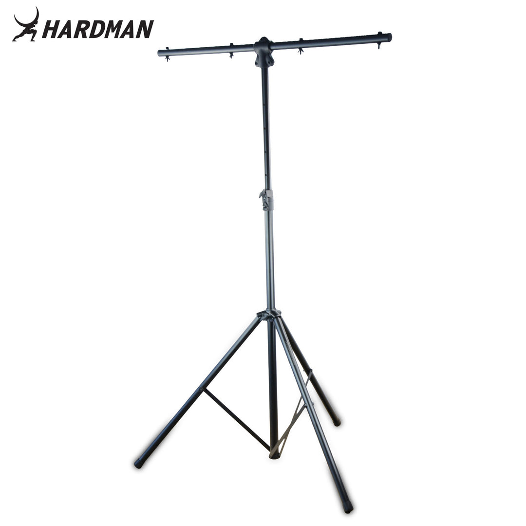 Soporte de iluminación Hardman HLS3 con barra en T y pasador automático, 2,5 m