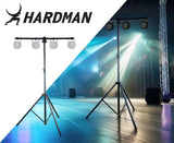 Soporte de iluminación Hardman HLS3 con barra en T y pasador automático, 2,5 m