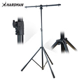 Soporte de iluminación Hardman HLS3 con barra en T y pasador automático, 2,5 m