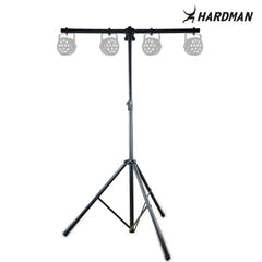 Soporte de iluminación Hardman HLS3 con barra en T y pasador automático, 2,5 m