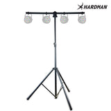 Soporte de iluminación Hardman HLS3 con barra en T y pasador automático, 2,5 m