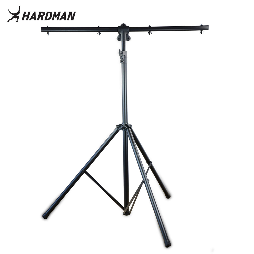 Soporte de iluminación Hardman HLS3 con barra en T y pasador automático, 2,5 m