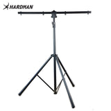 Soporte de iluminación Hardman HLS3 con barra en T y pasador automático, 2,5 m