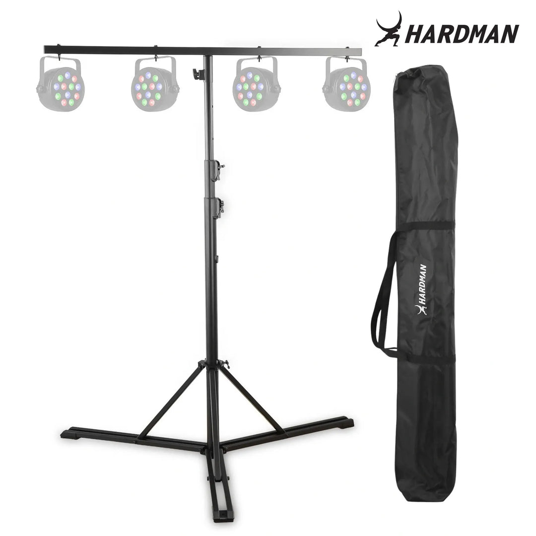 Soporte de iluminación Hardman HLS13 con T-bar y bolsa, 3 m, 70 kg