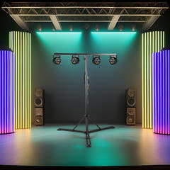 Soporte de iluminación Hardman HLS13 con T-bar y bolsa, 3 m, 70 kg