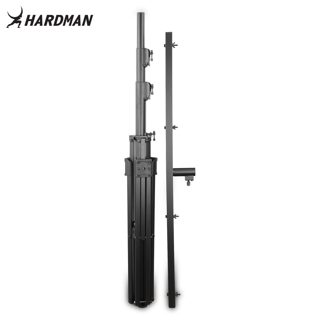 Soporte de iluminación Hardman HLS13 con T-bar y bolsa, 3 m, 70 kg