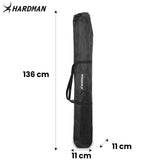 Soporte de iluminación Hardman HLS13 con T-bar y bolsa, 3 m, 70 kg