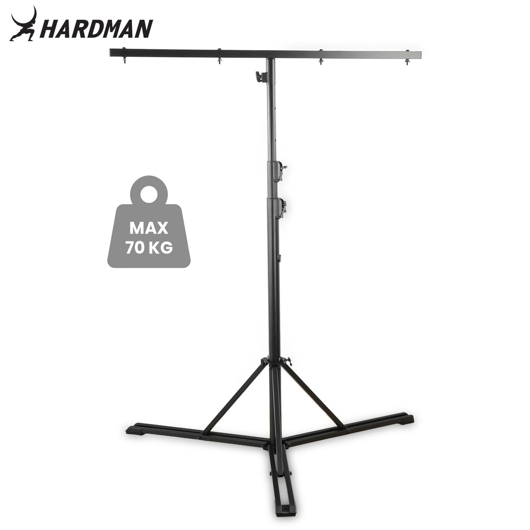 Soporte de iluminación Hardman HLS13 con T-bar y bolsa, 3 m, 70 kg