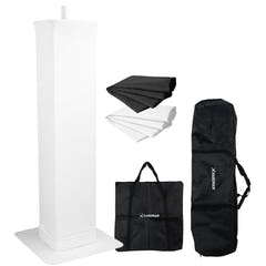 Hardman PTS23W tótem, blanco, 100-175 cm