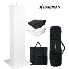 Hardman PTS23W tótem, blanco, 100-175 cm