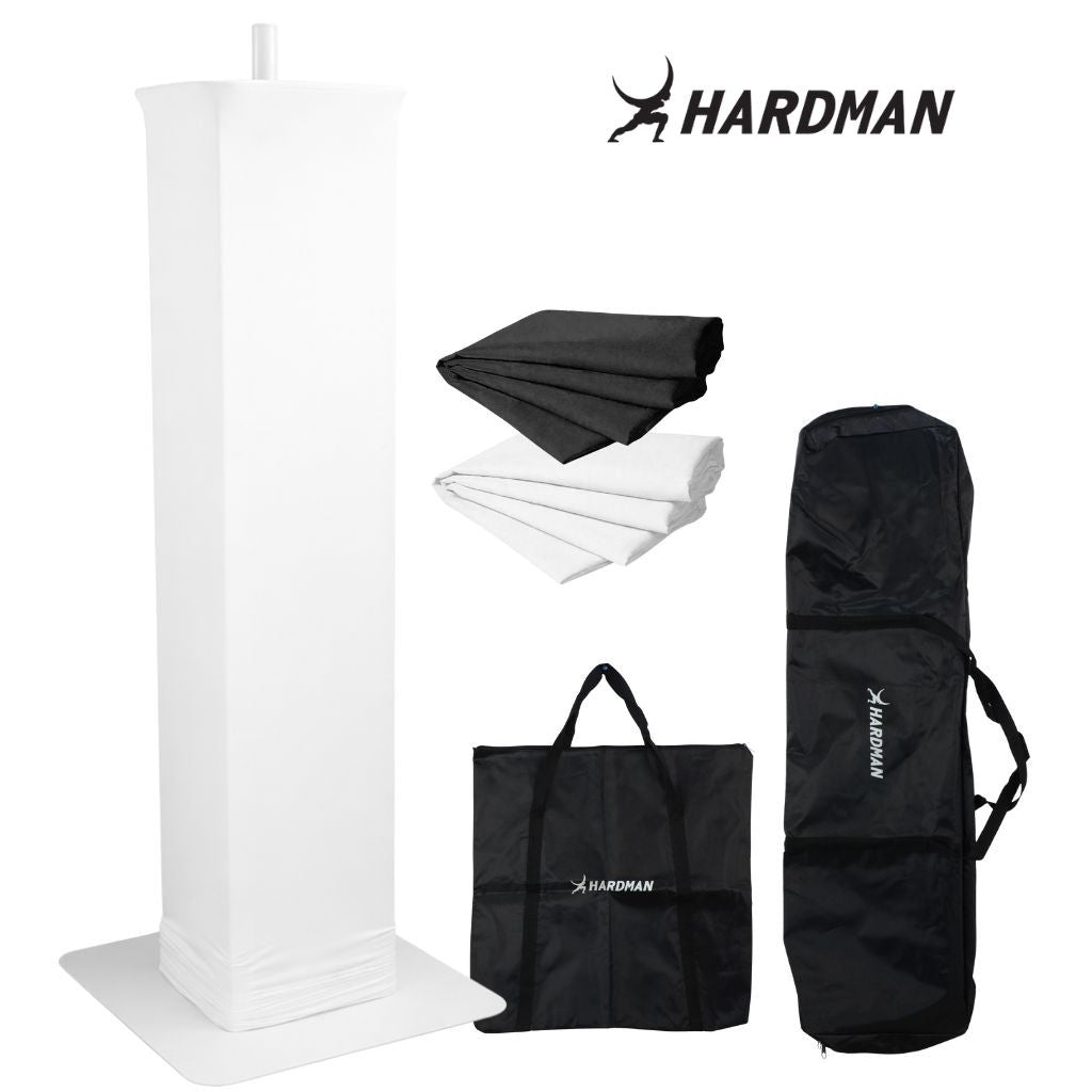 Hardman PTS23W tótem, blanco, 100-175 cm