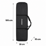Hardman PTS23B tótem, negro, 100-175 cm