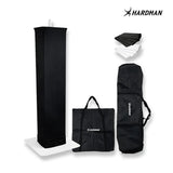 Hardman PTS24W tótem, blanco, 135-250 cm
