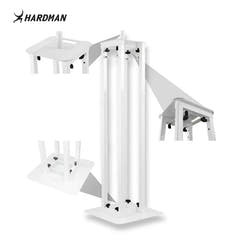 Hardman PTS24W tótem, blanco, 135-250 cm