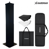 Hardman PTS24B tótem, negro, 135-250 cm
