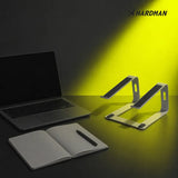 Hardman LSR2 – Soporte plegable para portátil de aluminio, plateado