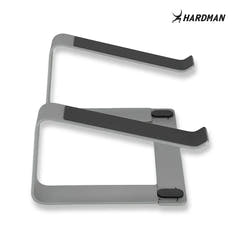 Hardman LSR2 – Soporte plegable para portátil de aluminio, plateado