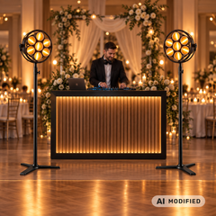 Hardman HLK57-PRO – Soporte profesional para altavoces e iluminación de 133–240 cm, 70 kg