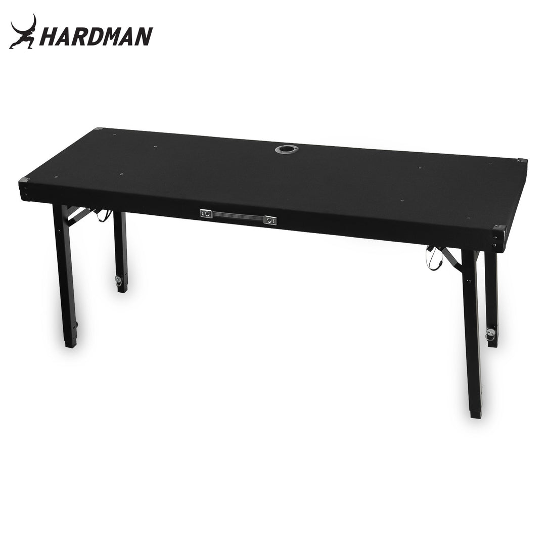 Hardman DTS1 mesa DJ plegable, 154 x 52 cm, con bolsa