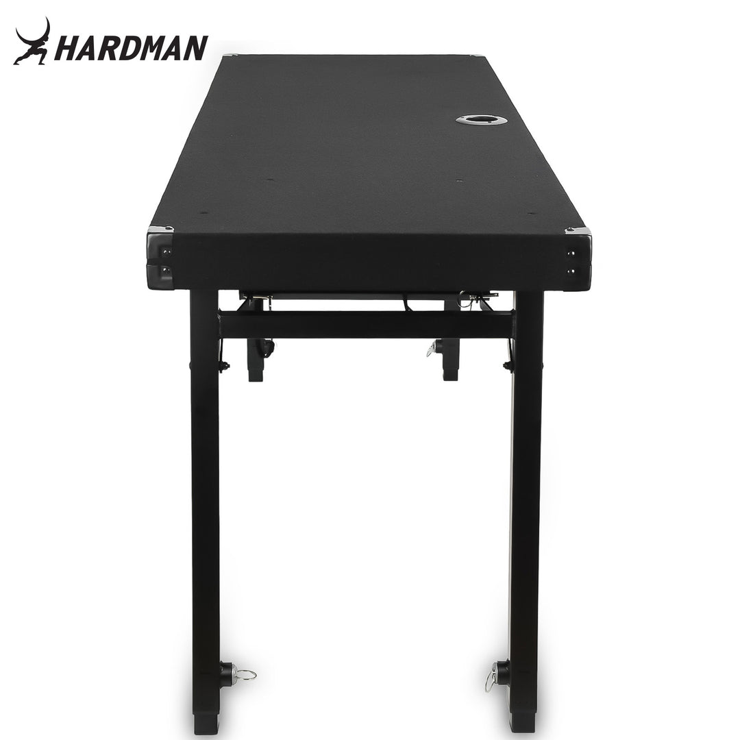 Hardman DTS1 mesa DJ plegable, 154 x 52 cm, con bolsa