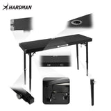 Hardman DTS1 mesa DJ plegable, 154 x 52 cm, con bolsa
