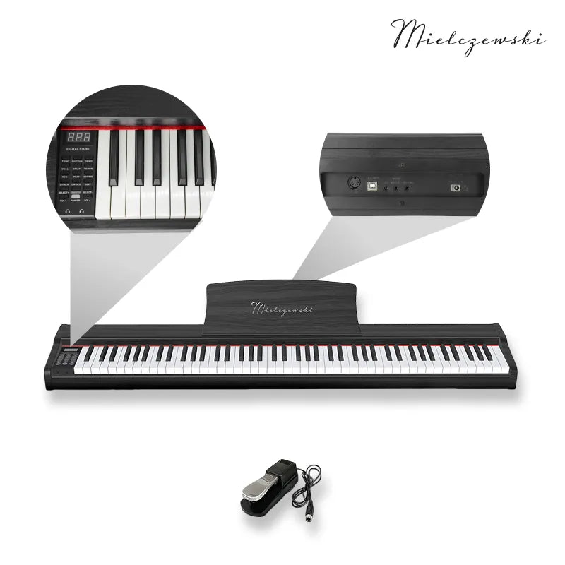 Mielczewski Tiento digitalpiano, negro
