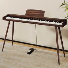 Mielczewski digitalpiano con patas metálicas, marrón