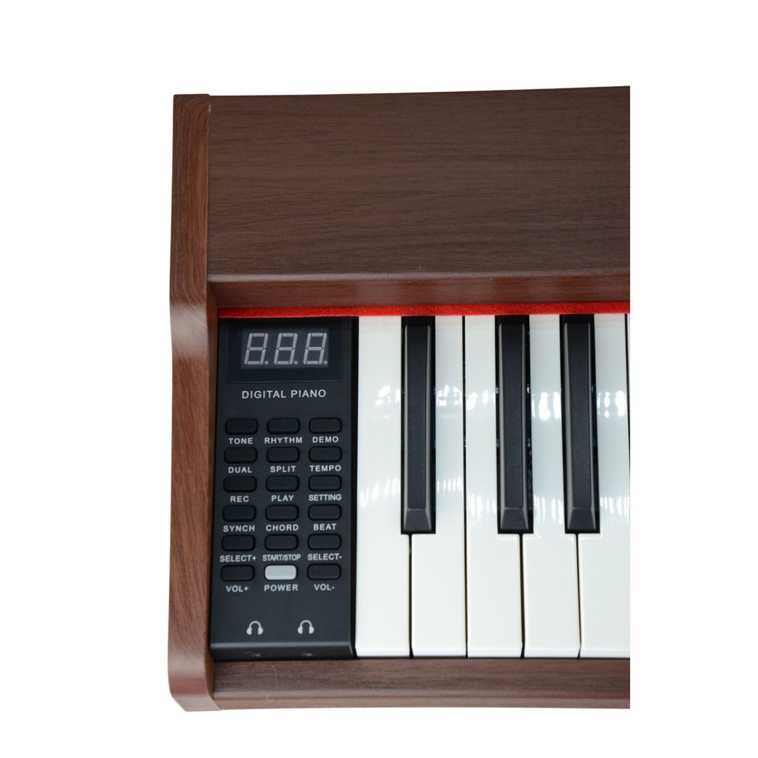Mielczewski digitalpiano con patas metálicas, marrón