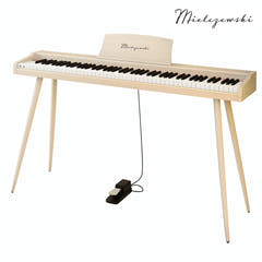 Mielczewski digitalpiano con patas de metal, beige