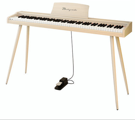 Mielczewski Virelai digitalpiano con patas de metal, beige