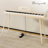 Mielczewski digitalpiano con patas de metal, beige